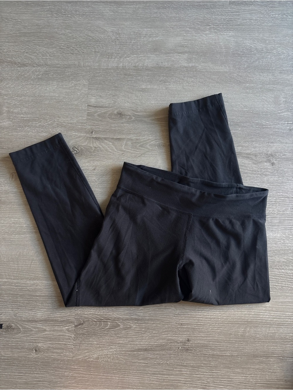 Woman's Black Active Leggings - Unbranded